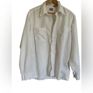 Vintage Red Tab Levi’s white button up shirt. Large